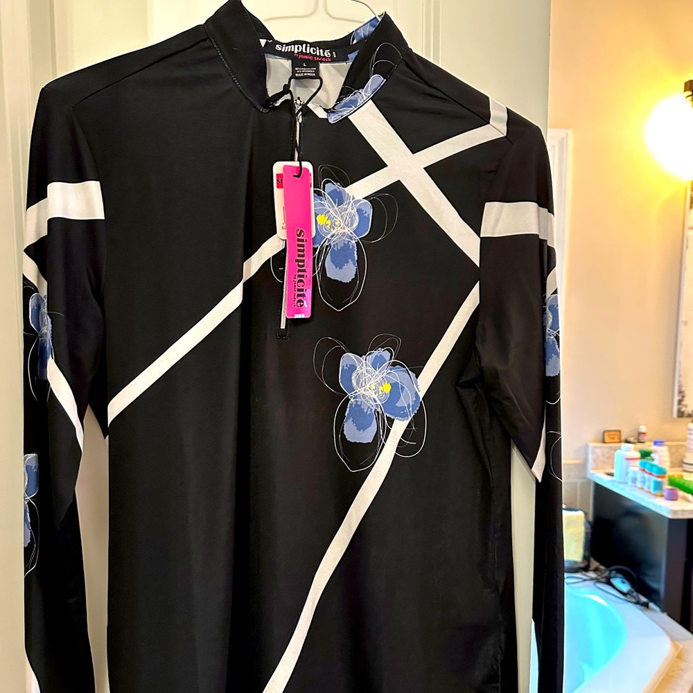 Simplicite long sleeve athletic pullover. BRSND NEW W TAG